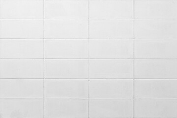 New exterior white cement block wall pattern and background seamless