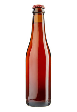 Bouteille de bi&egrave;re brune sans &eacute;tiquette pour vos mockup.