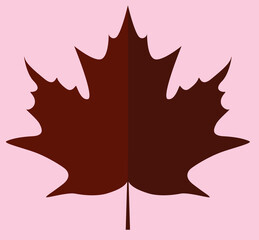 Red maple leaf. Canada Day. Flag of Canada. Holiday. Decor.