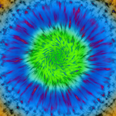 Obraz premium Abstract colourful exposition art on tie dye pattern ideal for background,wallapater etc.