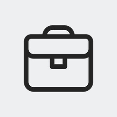 Briefcase icon isolated on background. Suitcase symbol modern, simple, vector, icon for website design, mobile app, ui. Vector Illustration