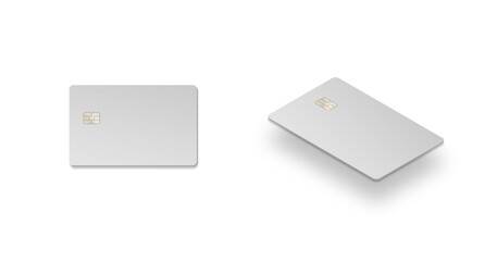 Brand identity blank credit, gift, business card mockup template design with shadow effects.
Glass and frosted design. Blue and dark. 3D rendering.