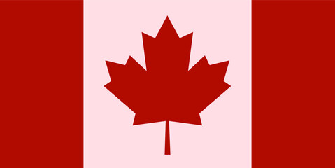 Red maple leaf. Flag of Canada. Decor. Happy Canada Day.