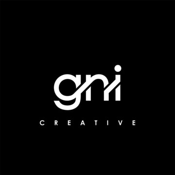 GNI Letter Initial Logo Design Template Vector Illustration