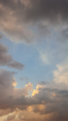 clouds at sunset