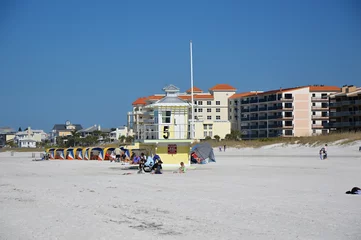 Fotobehang Clearwater Beach, Florida Strand aan de Golf van Mexico, Clearwater Beach, Florida