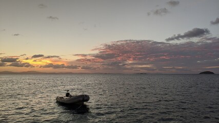 Sunset at the Whitsunday Islands, Australia