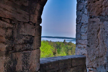 Sonnenaufgang über Jena vom Bismarckturm aufgenommen