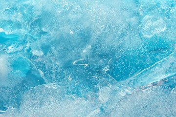 blue ice texture background