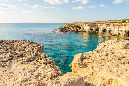 Cape Greco in Ayia Napa, Famagusta district, Cyprus, Mediterranean