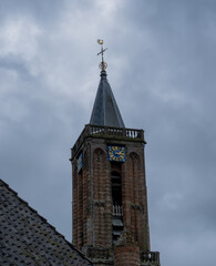 church tower with clock