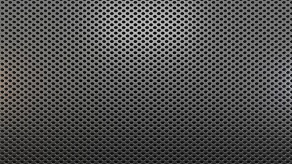 Plakat perforated metal sheet. abstract illustration, background for games or printing. 3d Rendering