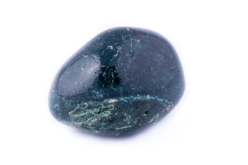 macro stone heliotrope on a white background