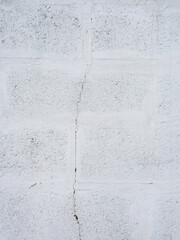 Une texture de parpaings blancs