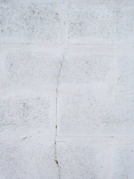 Une texture de parpaings blancs