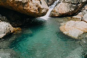 ciburial small waterfall. bogor, indonesia