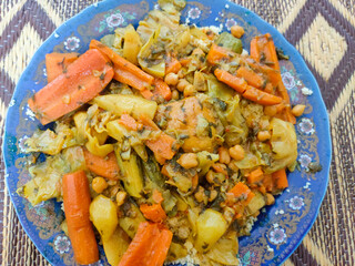 moroccan couscous with vegetables