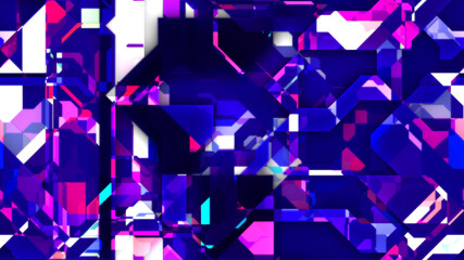 Futuristic seamless pattern. Abstract geometric background.