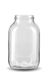 4 liter euro bank with thread on white background isolate