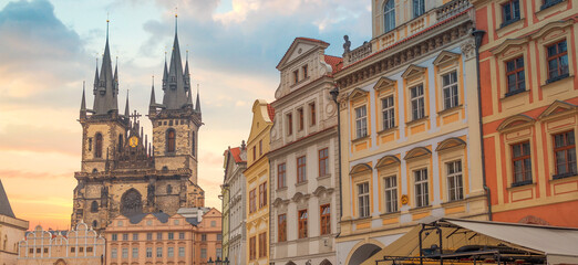  Prague under sunlight.