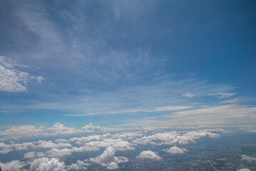 Obraz premium In the sky above the clouds