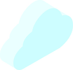 Cloud vector icon. Cloud-computing, cloud-server, database vector sign