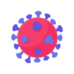 Naklejka premium Vector covid-19 virus that mutates in various ways. Concept of prevention of the spread of pathogens