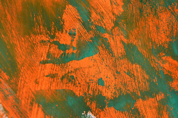 abstract background with orange green white smears