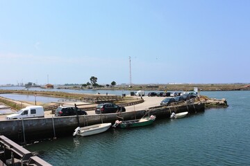 Ria de Aveiro, Regi&atilde;o Portu&aacute;ria do distrito de Aveiro, Portugal.