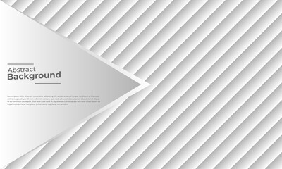 Abstract background with gray and white line geometric shape pattern. Suitable for banner, poster, cover, advertisement, etc.
