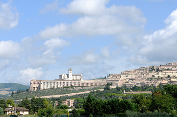 Fototapeta na wymiar Blick auf Assisi