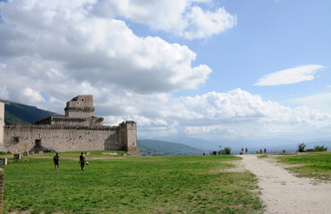 Auf dem Burgberg von Assisi