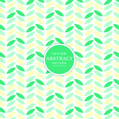 Leaves Pattern. Abstract leaf seamless pattern. Endless Background. Illustration of a background with leaves.