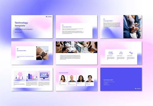 Business Technology Presentation Design Template