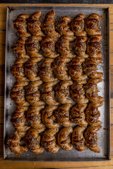 whole grain butter croissants freshly made ready to eat