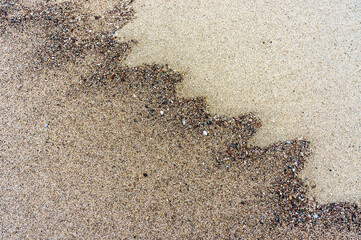 Sea sand. Sandy background. Sandy texture. Natural sea sand and river sand.