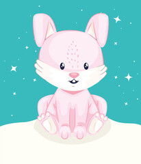 cute bunny animal