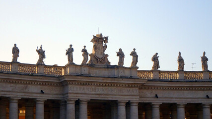 Obraz premium Statue di San Pietro in Vaticano