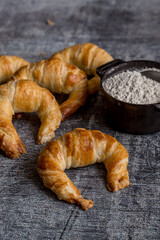 Butter croissants freshly made ready to eat


Palmiers Sweet pastries freshly made ready to eat