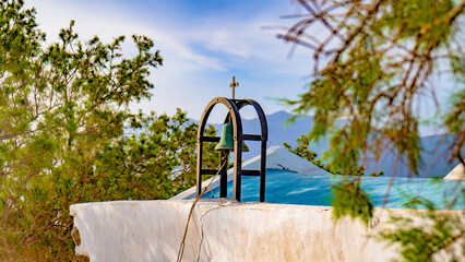 Kirche Kreta Santorini Griechenland Landschaft