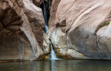Paradise Cove / Guffey Gorge Park near Colorado Springs, Colorado in a spring afternoon