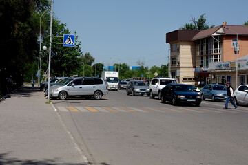 cars on the street