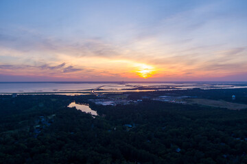 Daphne, Alabama at sunset 