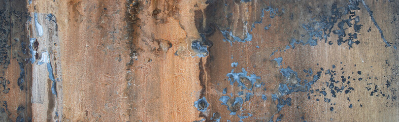 texture of rust on old grunge metal surface background