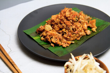 Thai Food Phuket Food Small oyster omelet with taro O-Tao