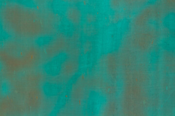 Abstract grunge concrete green uneven texture. Promotional loose green wallpaper with space. 