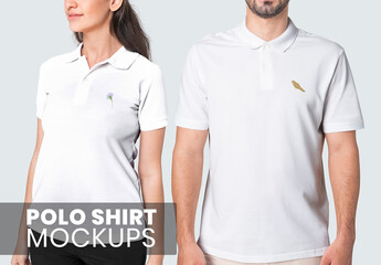 Unisex Polo Shirt Mockup