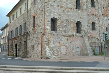 L'antico Palazzo Pantera nel centro storico di Como, Italia. © Fabio Caironi