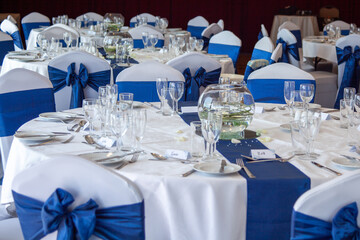 Wedding table layout.