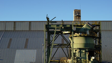 abandoned industrial factory